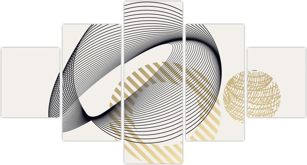 Obraz - Kształty geometryczne N⁰3 (125x70 cm)