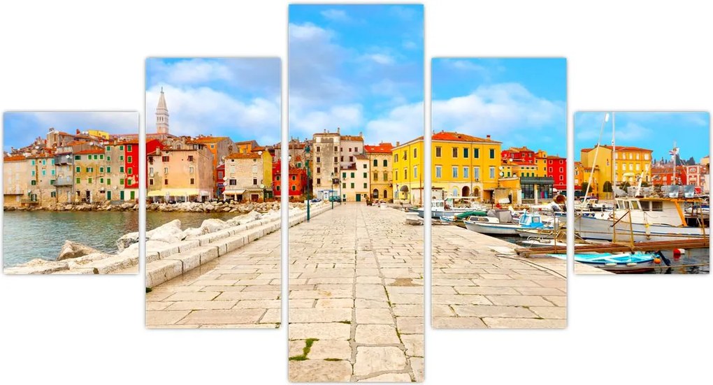 Obraz - Stare istryjskie miasto Poreč, Chorwacja (125x70 cm)