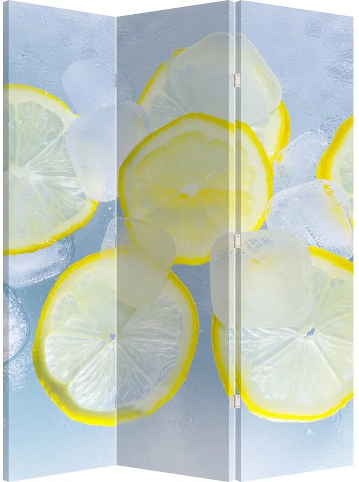 Parawan - Cytryna w lodzie (126x170 cm)