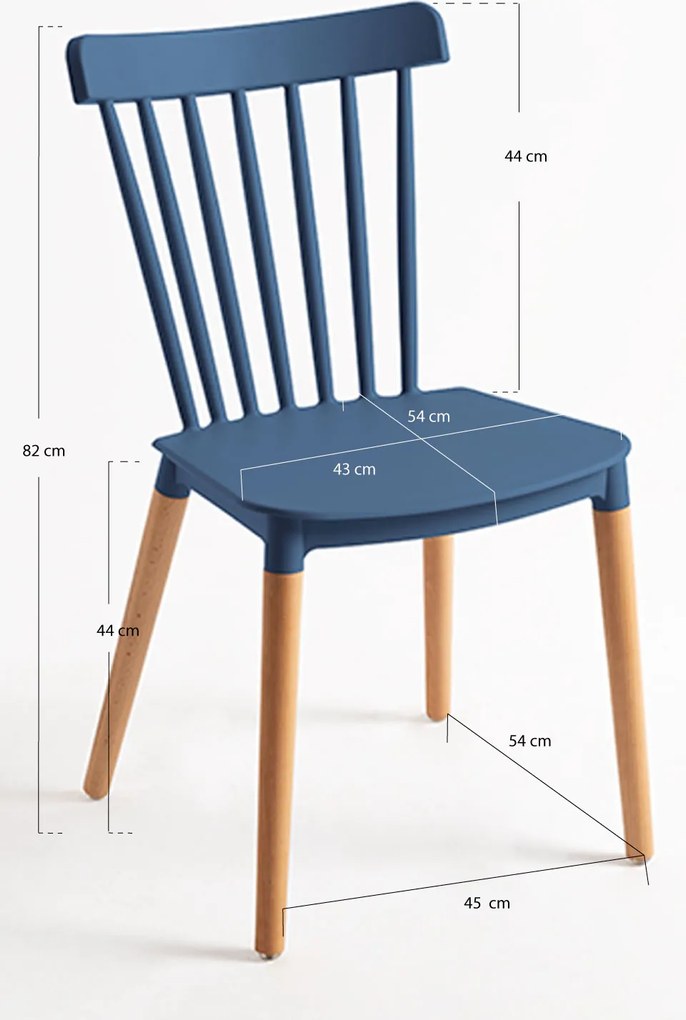 Zestaw 6 krzese Leka