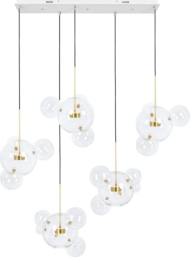 Lampa wisząca ze szklanymi kloszami Capri Line 5