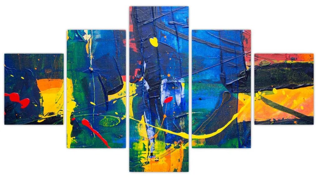 Obraz - Abstrakcja (125x70 cm)