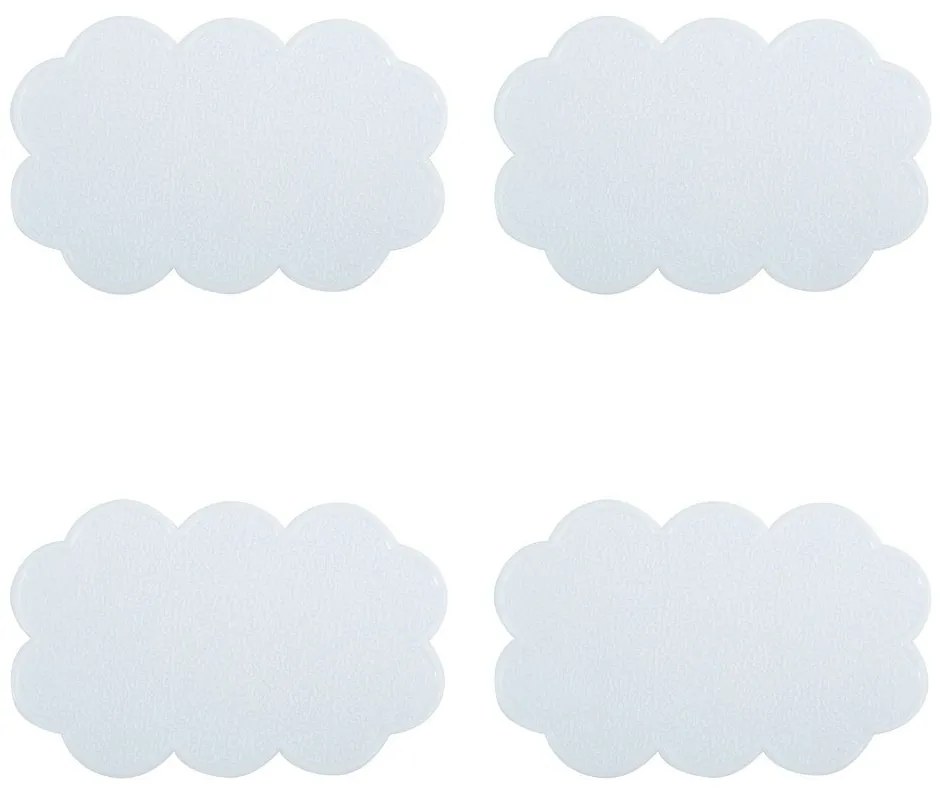 Dziecięce maty antypoślizgowe do wanny 4 szt. 9x14,5 cm Nuages – MSV
