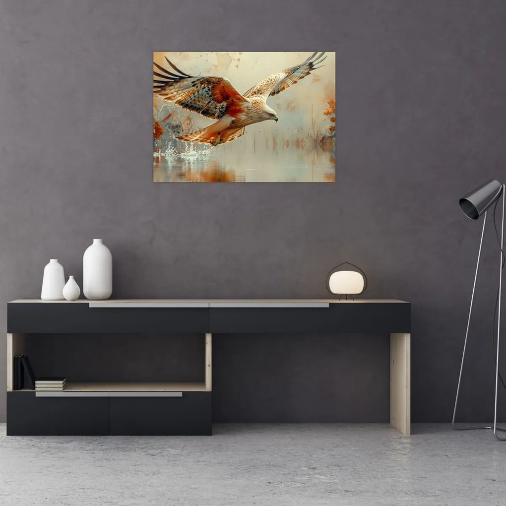 Obraz - Ptak drapieżny (70x50 cm)