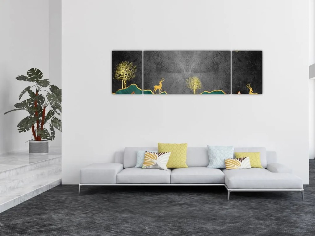 Obraz - Górska sceneria (170x50 cm)