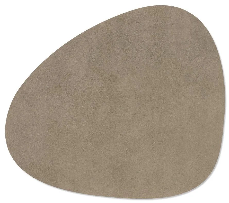 Mata stołowa ze skóry ekologicznej 37x44 cm Curve L Nupo – LIND DNA