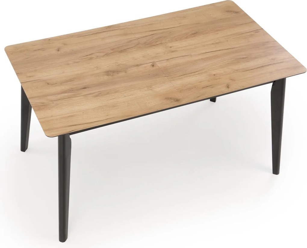 Rozkładany stół Gulian Halmar na czarnych nogach