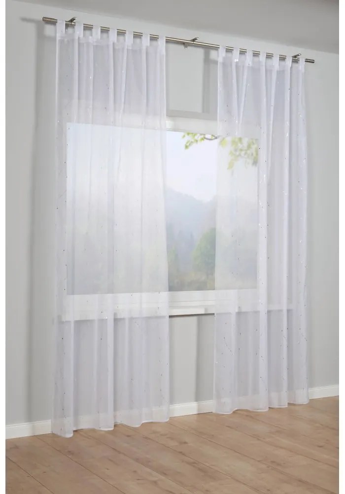 Biała firanka z woalu 140x245 cm – Sehlbach