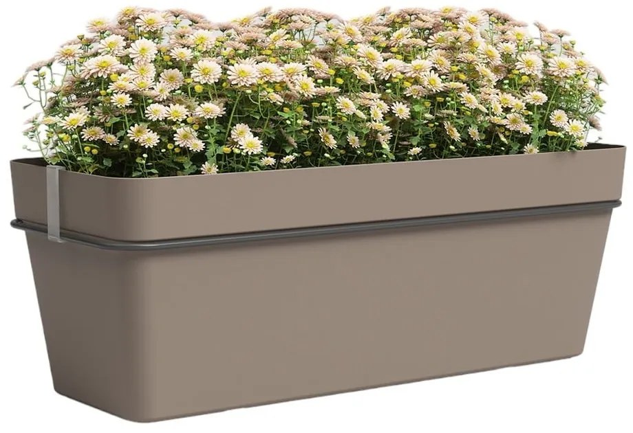 Wisząca/samonawadniająca doniczka z plastiku z recyklingu 50 cm Capri – Artevasi