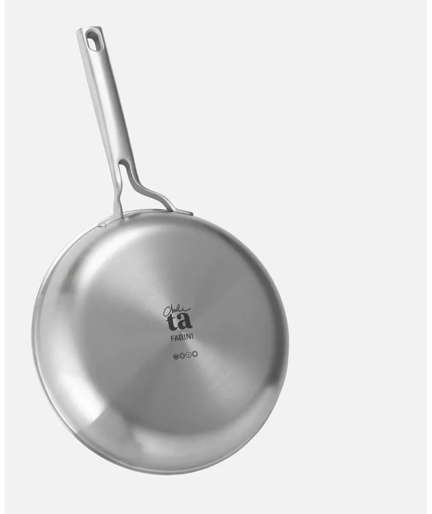 Patelnia ze stali nierdzewnej z powłoką nieprzywierającą ø 26 cm Chili Ta – FABINI