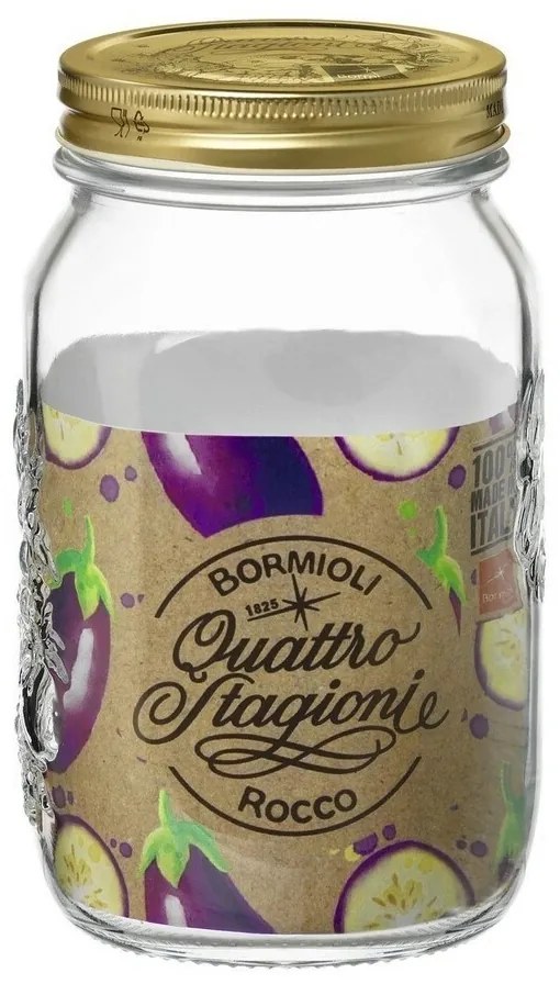 Bormioli Rocco Słoik z pokrywką Quattro Stagioni, 1 l, 1000 ml