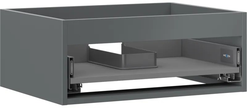 Mexen Box-A korpus szafki podumywalkowej 60 cm, 1 szuflada, grafit mat - 91AX0-0600-235-1-66