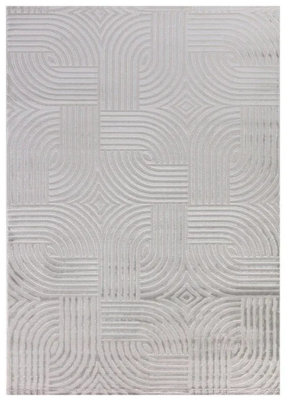 Dywan 3D nowoczesny Sahara Iluzja szary 120 cm x 170 cm