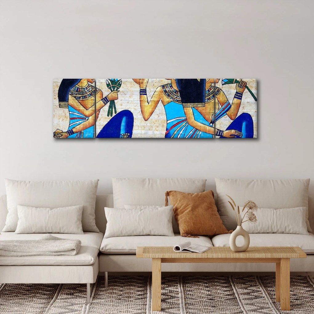 Obraz - Malarstwo egipskie (170x50 cm)