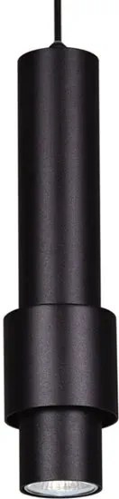 Czarna nowoczesna lampa wisząca tuba - S070 Z8-F33