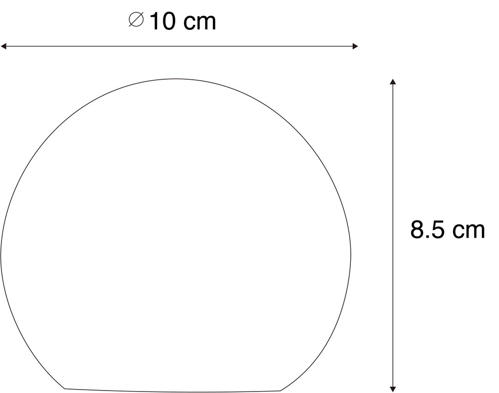 Lampka stołowa na Święta Bożego Narodzenia, złota, 10 cm, z zestawem LED, 3 szt. - Lua