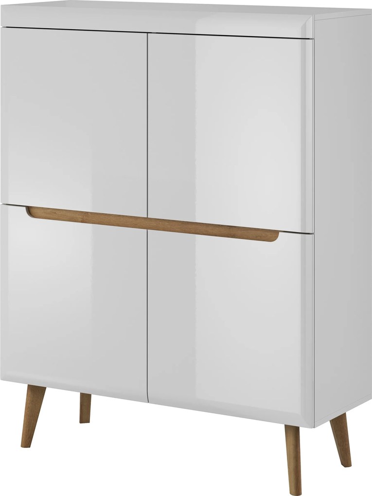 Komoda NORDICO 107 cm do Salonu Sypialni Biały