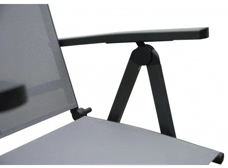 EXPERT ACTIVE szary - zestaw ogrodowy aluminiowy 4+1