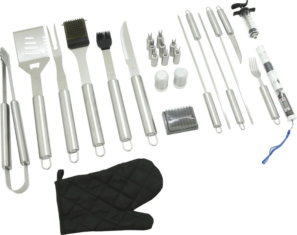Cattara 13102 Zestaw narzędzi do grillowania, 27 szt.