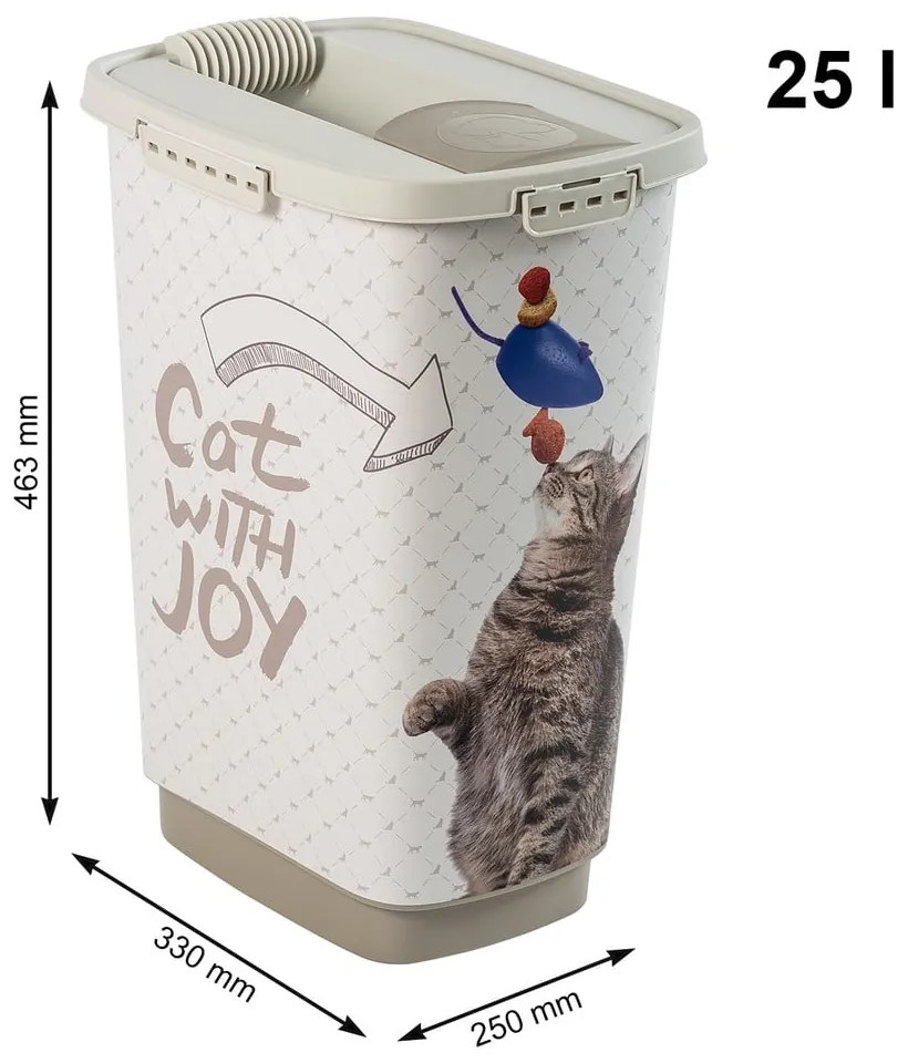 Pojemnik na karmę 25 l Cody – Rotho