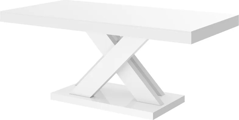 Designerska ława nierozkładana Xenon Lux Mini w wysokim połysku