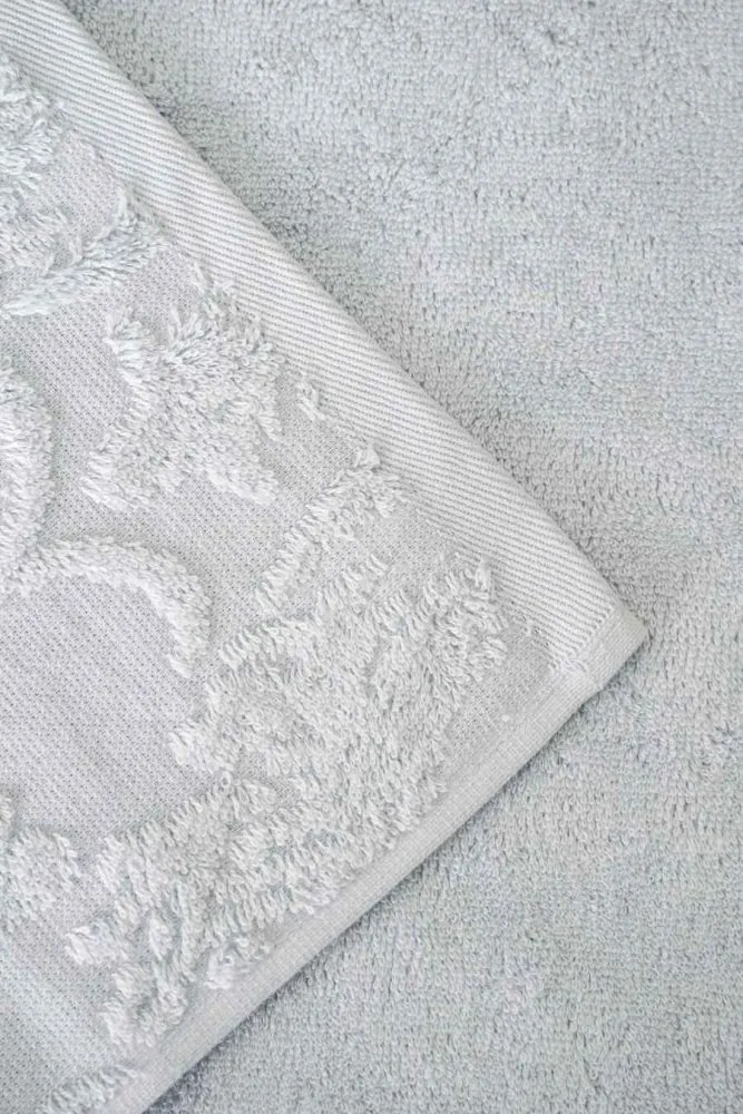 Modal ręcznik DAMASK 50x100cm Biały
