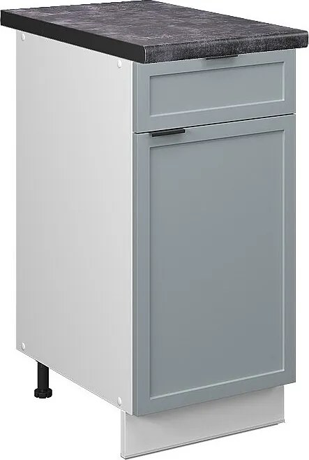 Szafka dolna do kuchni jasnoniebiesko-szary 40x60x82 fame-line