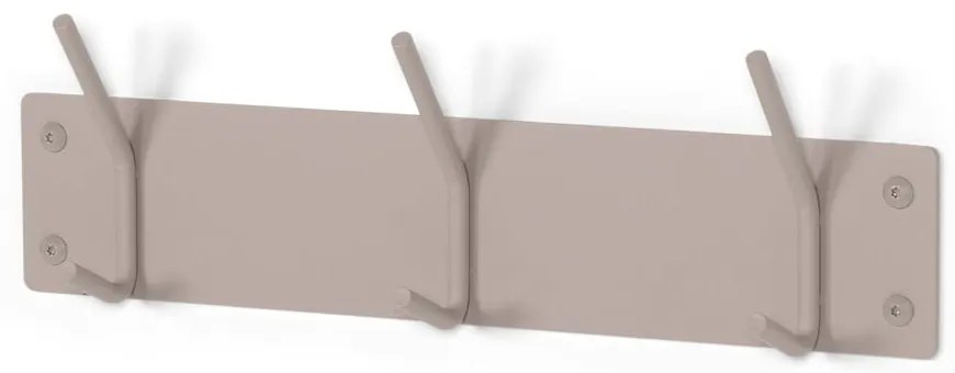 Szarobrązowy metalowy wieszak ścienny 40 cm Fusion – Spinder Design