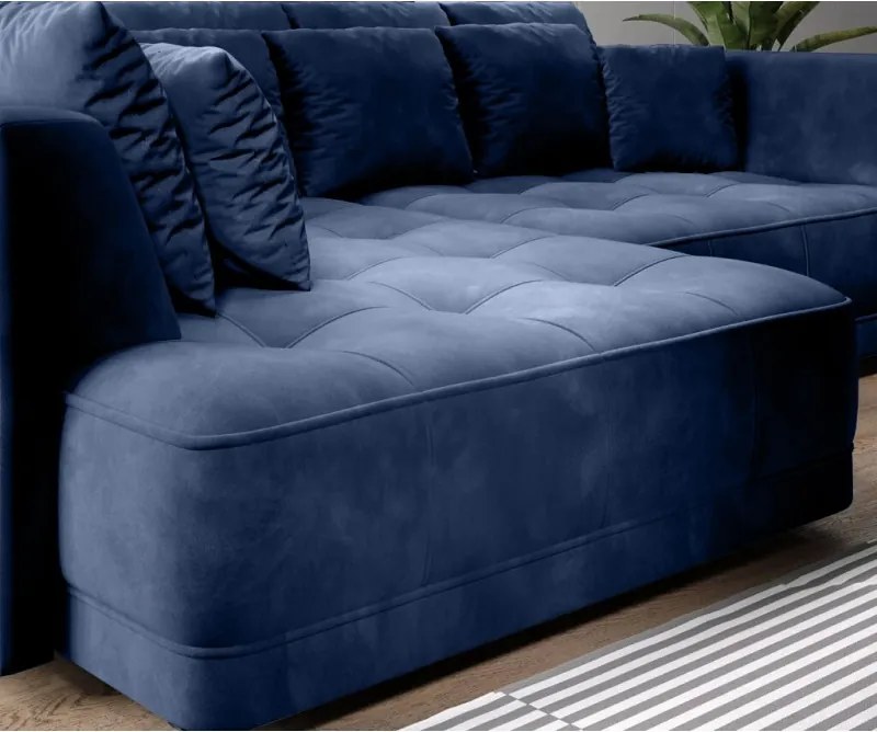 Narożnik TIGA BOX z funkcją spania z elektryczną regulacją siedziska WERSAL