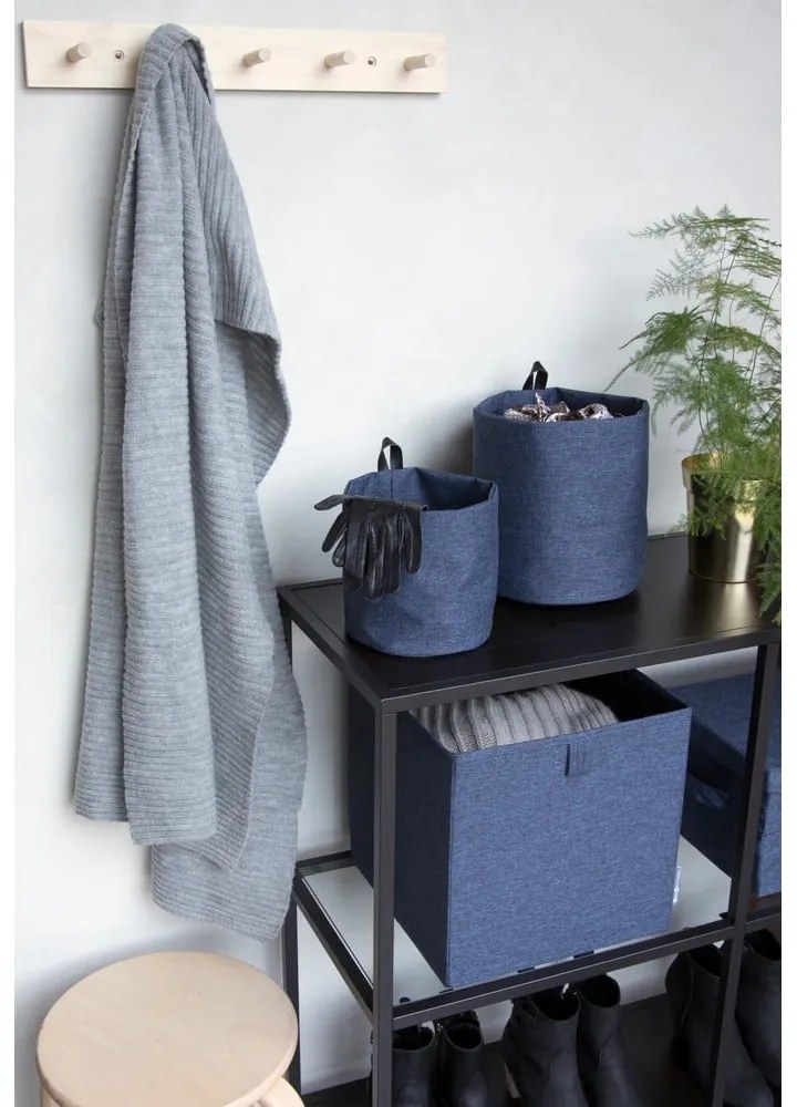 Tekstylny koszyk ø 22x22 cm Soft Storage – Bigso Box of Sweden