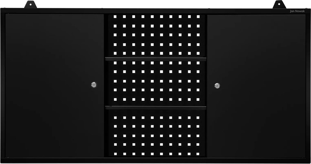 Wisząca szafka na narzędzia Ben All Black 120x20x60 cm czarny
