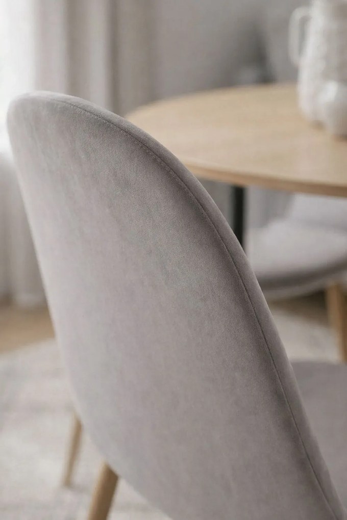 Zestaw 4 Krzese Teok Aksamitne