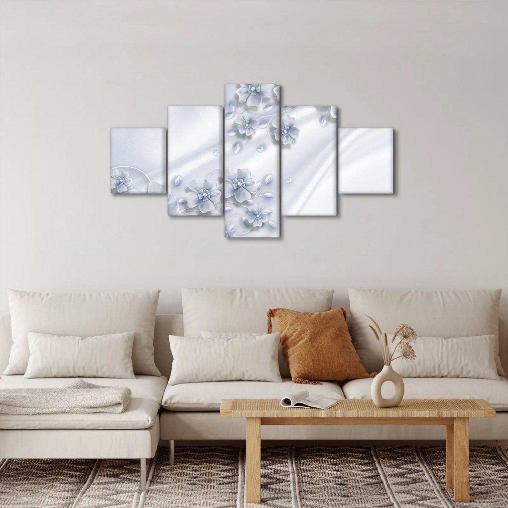 Obraz - kwiatowy wzór (125x70 cm)