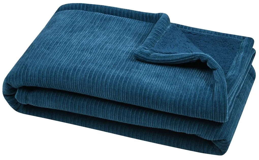 Pluszowy koc z barankiem, CLAYTON, 130 × 160 cm