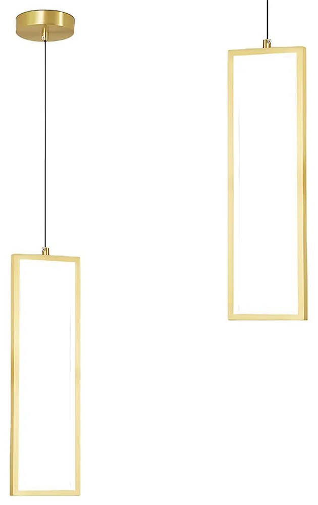 LAMPA SUFITOWA WISZĄCA LED LHJ084-1CP ZŁOTA