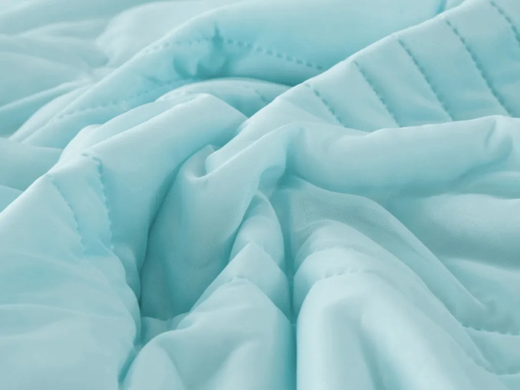 Chłodząca letnia kołdra CELIA, miętowa Rozmiar: 160 x 200 cm