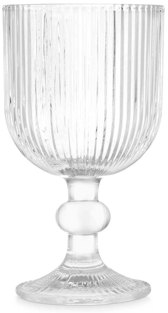 Kieliszek do wina w prążki, 260 ml, 6 sztuk