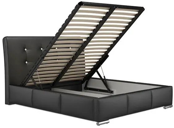 Łóżko tapicerowane glamour 140x200 A9-B38