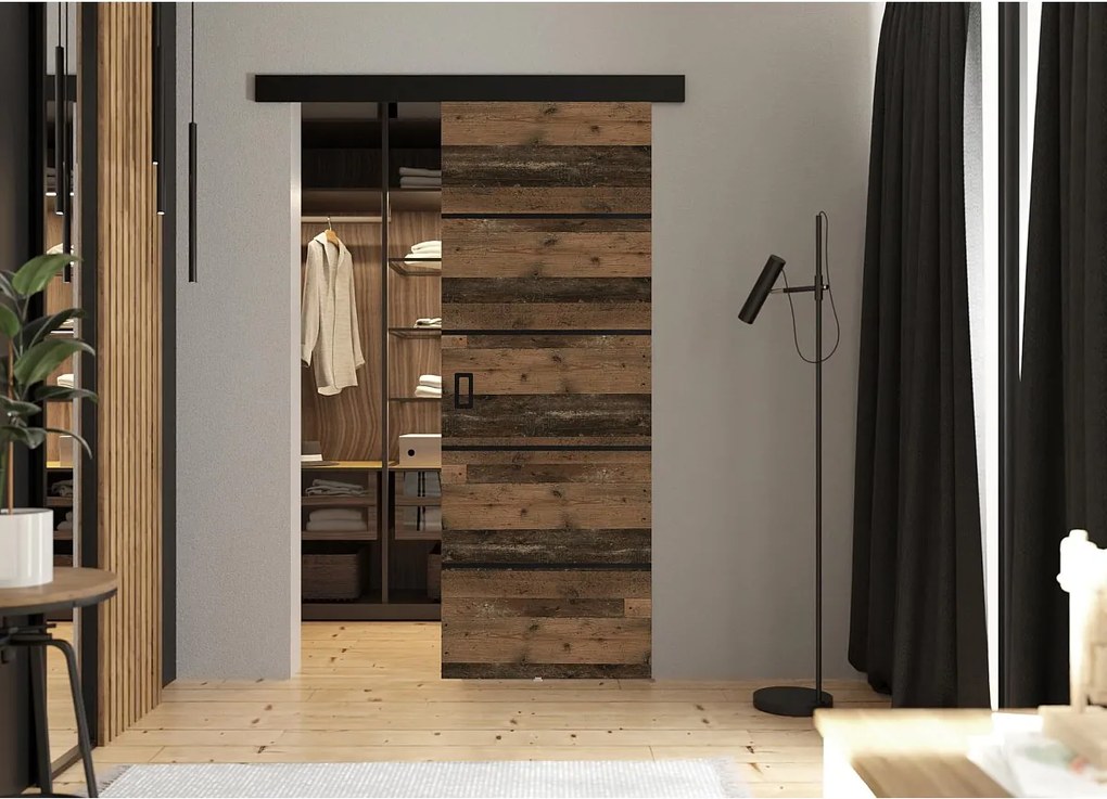 Drzwi przesuwne z maskownicą WERDI PLUS 60 old style