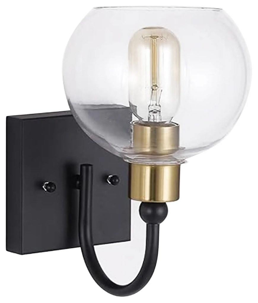 Lampa kinkiet black gold APP1580-1W