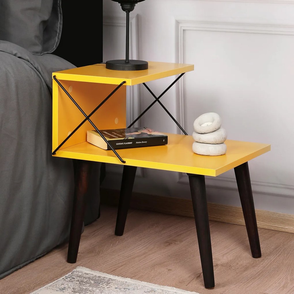 Stolik nocny Cross Yellow