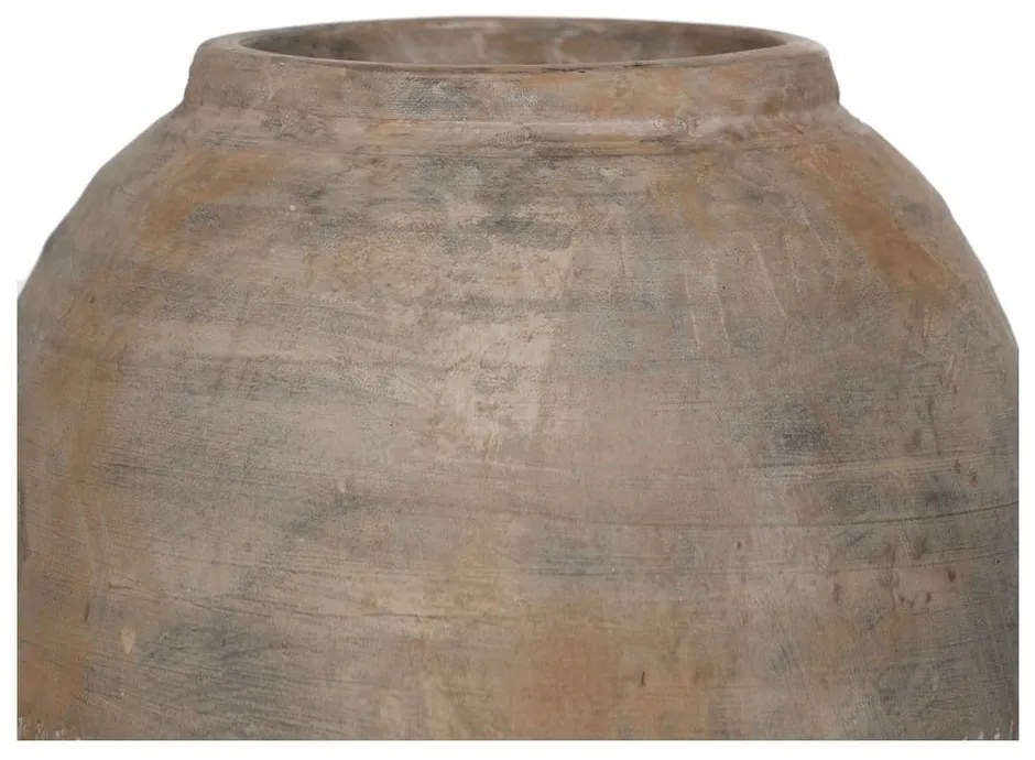 Brązowy ceramiczny wysoki wazon (wysokość 49 cm) Antigo – Ixia