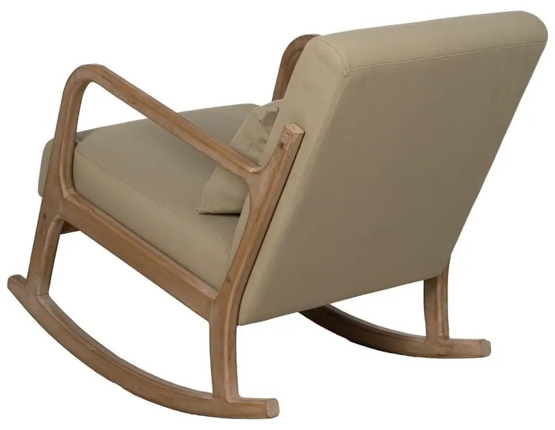 Beżowy fotel bujany Weave – Ixia