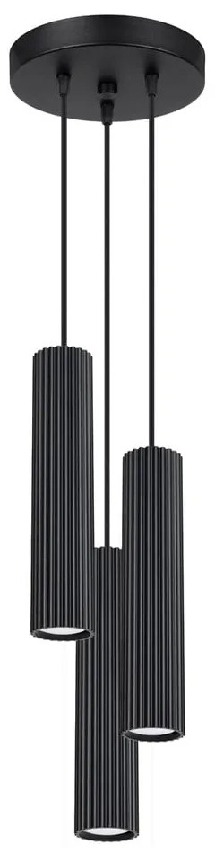 Czarna lampa wisząca ø 19,5 cm Gleam – Nice Lamps
