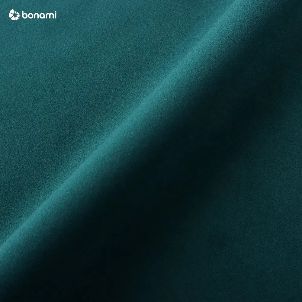 Morski aksamitny rozkładany narożnik Milo Casa Santo, prawostronny