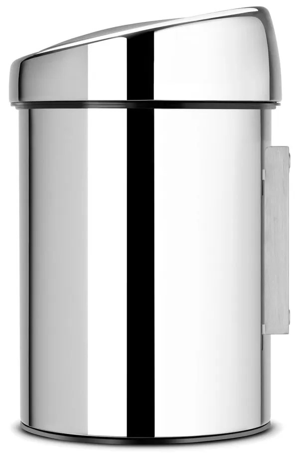 Stalowy kosz na śmieci w kolorze srebra z połyskiem otwierany na dotyk 3 l Touch Bin – Brabantia