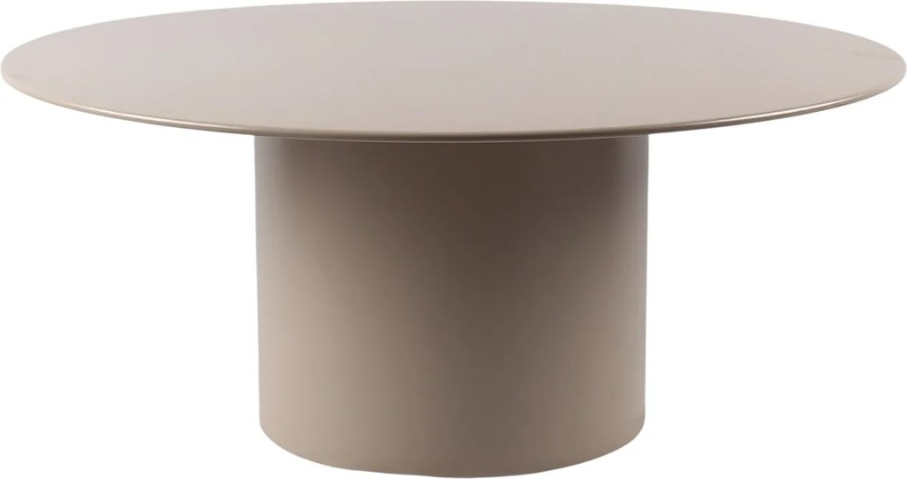 Stolik kawowy z metalu  - Beżowy - JOVENIA