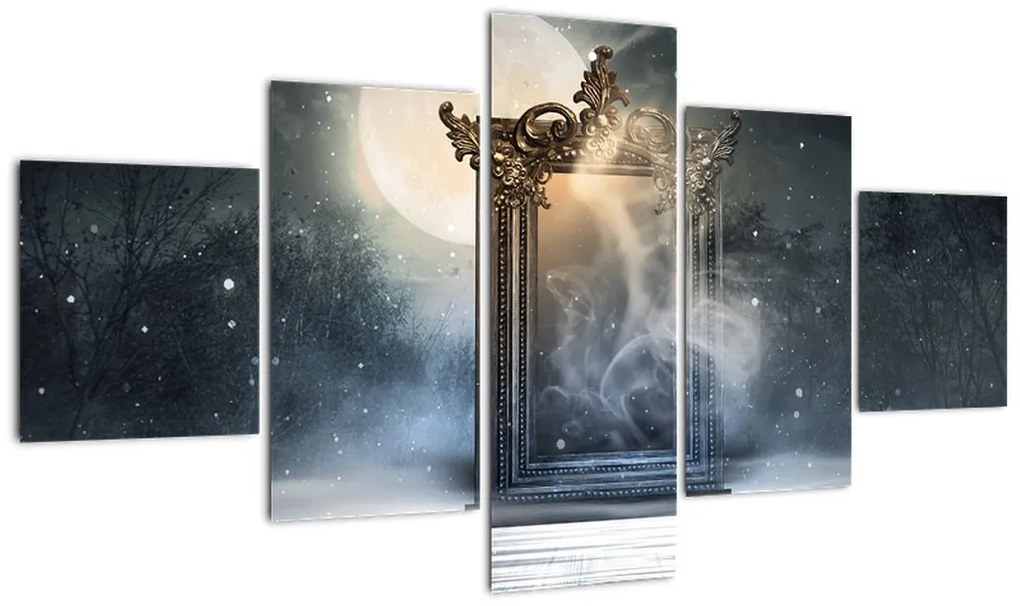 Obraz - Magiczne lustro (125x70 cm)