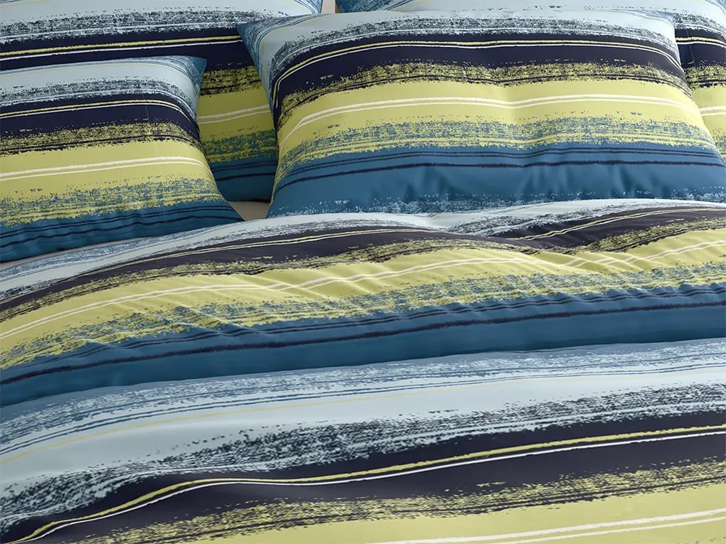 PrzytulneMieszkanie.pl PrzytulneMieszkanie.pl Pościel z mikrofibry BLUE STRIPES niebieskie Rozmiar pościeli: 70 x 90 cm | 140 x 220 cm