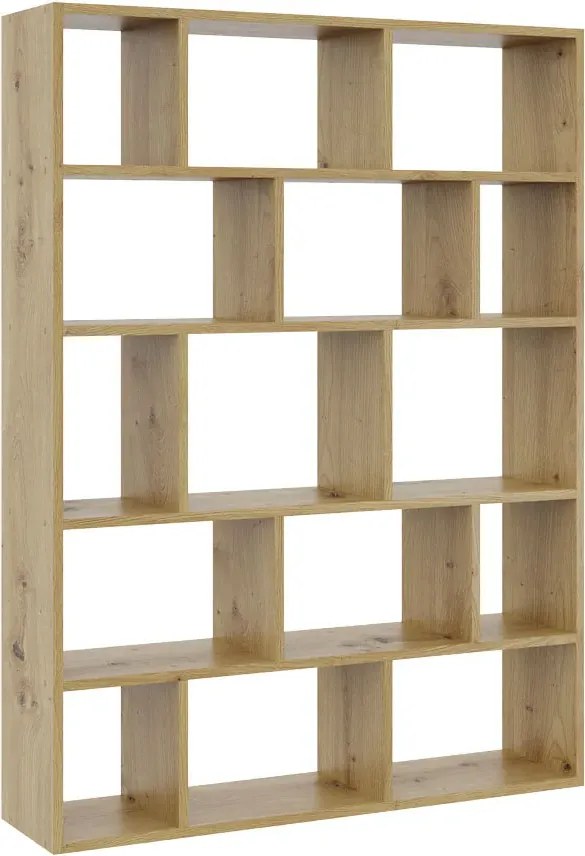 Regał W Kolorze Dąb Artisan Wiszący Lub Stojący D9-E80